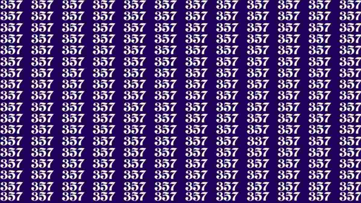 Tylko najbardziej uważni mogą znaleźć liczbę 337: złudzenie optyczne dla geniuszy