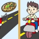 Test IQ: znajdź 3 różnice na zdjęciu dostawcy pizzy w